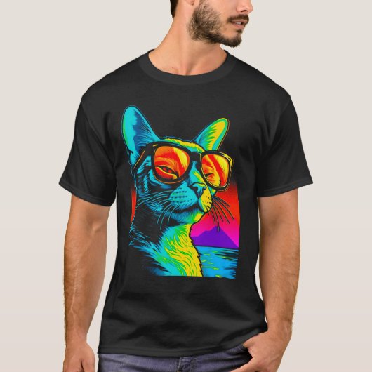 Abyssinien kat zomerfeest t-shirt (Voorkant)