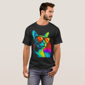 Abyssinien kat zomerfeest t-shirt (Voorkant volledig)