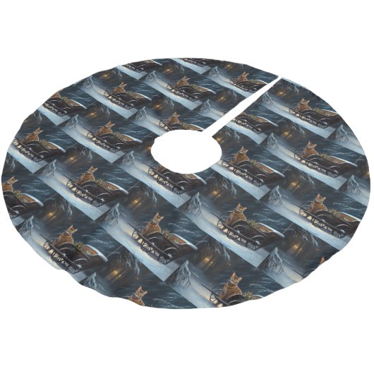 Abyssinien Sneeuwslee Ride Kerstdecoratie Kerstboom Rok (Gekanteld)