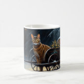 Abyssinien Sneeuwslee Ride Kerstdecoratie Koffiemok (Center)