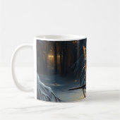 Abyssinien Sneeuwslee Ride Kerstdecoratie Koffiemok (Links)