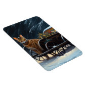 Abyssinien Sneeuwslee Ride Kerstdecoratie Magneet (Rechterzijde)