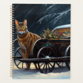 Abyssinien Sneeuwslee Ride Kerstdecoratie Planner (Voorkant)