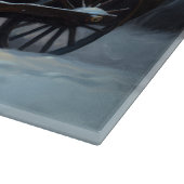 Abyssinien Sneeuwslee Ride Kerstdecoratie Snijplank (Hoek)