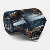 Abyssinien Sneeuwslee Ride Kerstdecoratie Stropdas (Opgerold)