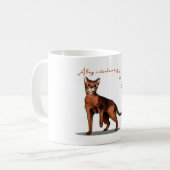 Abyssiniër Koffiemok (Voorkant links)