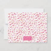 Abyssinische kat gepersonaliseerde briefpapier notitiekaartje (Achterkant)