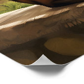 Abyssinische kat - Kunstdruk Poster (Hoek)