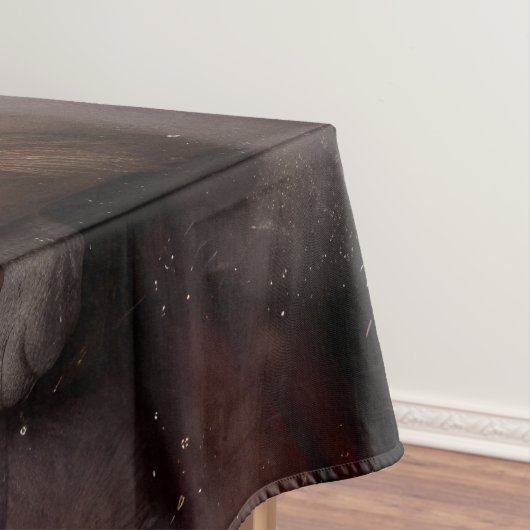 Abyssinische Kat met Sinterklaas Feestelijke Kerst Tafelkleed (Voorbeeld)