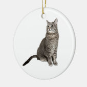 Abyssinische kat rond Ornament (Links)