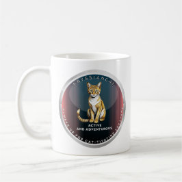 Abyssinische kattenliefhebber koffiemok