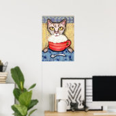 Abyssische Drink koffie Poster (Thuiskantoor)