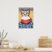 Abyssische Drink koffie Poster (Keuken)