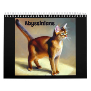 Abyssische katten kalender
