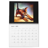 Abyssische katten kalender (Mar 2027)