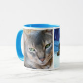 Abyssische katten mok (Voorkant links)