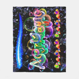 Ac3Romagische partijbellen Fleece Deken