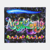 Ac3Romagische partijbellen Fleece Deken (Voorkant (Horizontaal))