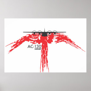 AC-130 Gunship Poster