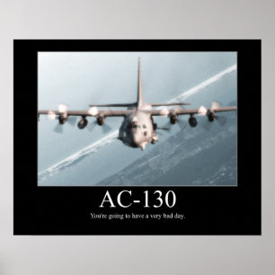 AC-130 Motivatie Poster