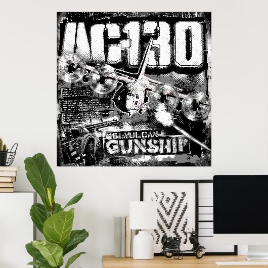 AC-130 POSTER (Thuiskantoor)