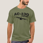 AC-130 Spooky Gunship Militair Vliegtuig Spooky T-shirt (Voorkant)