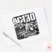 AC-130 VIERKANTE STICKER (Envelop)