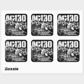 AC-130 VIERKANTE STICKER (Vel)