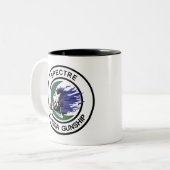 AC-130A specter Gunship.PNG Tweekleurige Koffiemok (Voorkant links)