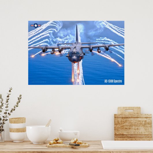 AC-130H-SPECTER POSTER (Keuken)