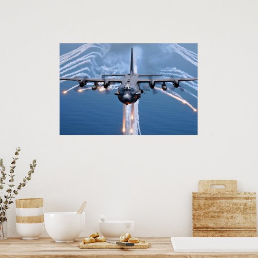 AC-130H-specter Poster (Keuken)