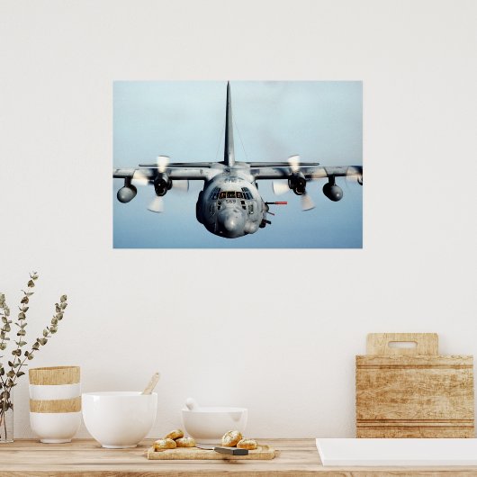AC-130H Specter-Vliegtuig Poster (Keuken)