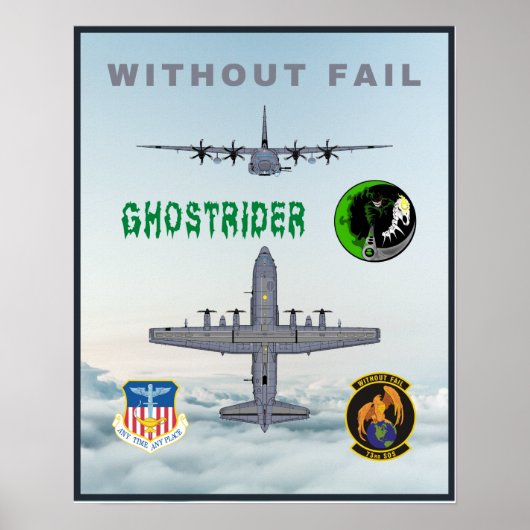 AC-130J Gunship Poster (Voorkant)