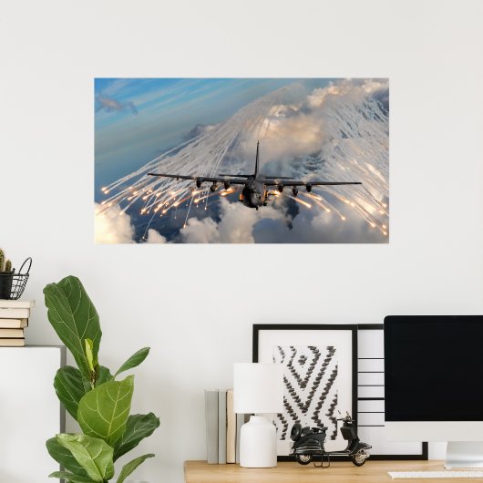 AC-130U Gunship Poster (Thuiskantoor)
