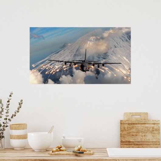 AC-130U Gunship Poster (Keuken)