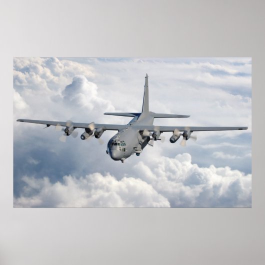 AC-130U-Vliegtuig voor wapentuig Poster (Voorkant)