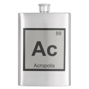 Ac - Acropolis Architectuur Chemie Symbool Flacon