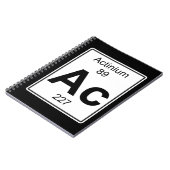 Ac - Actinium Notitieboek (Linkerzijde)