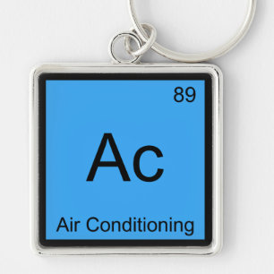 AC - Air Conditioning Chemistry Element Symbol T-s Sleutelhanger
