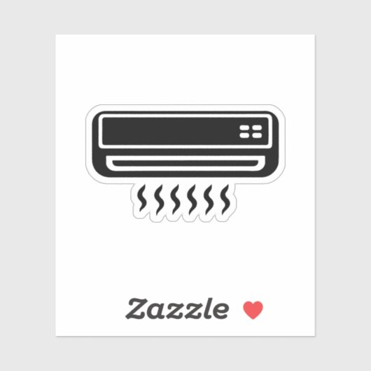 AC airconditioner Sticker (Vel)