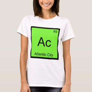 AC - Atlantic City Chemistry Element Symbol T-shir T-shirt