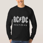 AC DC Back in Black T-shirt (Voorkant)