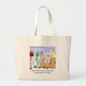 AC/DC bedrading Funny Relatie Gay/Lesbian Gifts Grote Tote Bag (Voorkant)