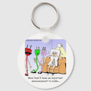 AC/DC bedrading Funny Relatie Gay/Lesbian Gifts Sleutelhanger