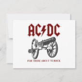 AC_DC - Kanonnen Kaart (Voorkant)