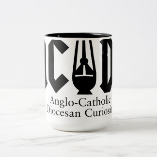 AC/DC met cafeïne Tweekleurige Koffiemok