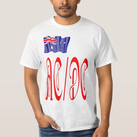 AC/DC-muziek T-shirt (Voorkant)