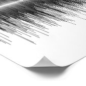 AC/DC - TERUG IN BLACK SOUNDWAVE POSTER (Hoek)