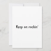 AC/DC-verjaardag Kaart (Achterkant)