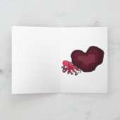 AC- de leuke Kaart van de Liefde van de Octopus (Binnen)